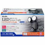 ELPA　LEDセンサーライト　ワイヤレスチャイム付属　ESL602ACST