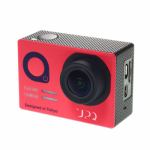 UPQ(アップ・キュー)　QCAM001NR　Q-camera　ACX1　マイクロSD対応フルハイビジョンアクションカメラ　ネイビー・アンド・レッド