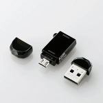 エレコム　スマホ・タブレット用USB3.0メモリ　16GB　MF-SAU316GBK
