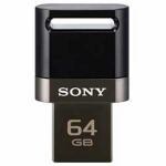ソニー　スマホ、タブレット対応USBメモリー　64GB(ブラック)　USM64SA1-B