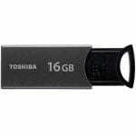 東芝　UKA-3A016GK　USB3.0／2.0対応　ノックスライド方式フラッシュメモリ　16GB