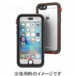 トリニティ　CT-WPIP154-BKOR　iPhone　6s／6　完全防水ケース　ブラックオレンジ