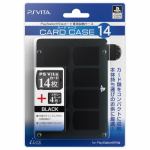 PSVitaカード専用収納ケース『カードケース14　(ブラック)　』for　PlayStationVita　ILX2V0178