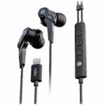 RADIUS　　iPad　／　iPhone　／　iPod対応［Lightning］ステレオイヤホンマイク(1.2m・ブラック)　Inner　ear　headphones　HP-NHL21K