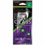 トリニティ　iPhone　X用　ゴリラガラス　立体成型シームレスガラス　ブラック　TRIP178GHGOCCBK