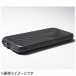 DEFF　iPhone　6　Plus用　Carbon　Fiber　＆　Genuine　Leather　Case　ブラック　DCSIP6PLCABK