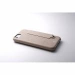 DEFF　iPhone　7　Plus用　RONDA　Spanish　Leather　Case　フリップタイプ　グレージュ　DCS-IP7PRAFSLGE