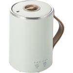 【アウトレット超特価】エレコム　HAC-EP01GR　マグカップ型電気なべ　COOKMUG　350mL　湯沸かし　煮込み　ミント