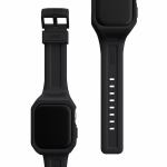 プリンストン　UAG社製　Apple　Watch　45mm用ケース＋バンド　SCOUT＋シリーズ(ブラック)　UAG-RAW45SPLS-BK