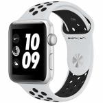 アップル(Apple)　MQL32J／A　Apple　Watch　Nike＋（GPS）　42mm　シルバーアルミニウムケースとピュアプラチナ／ブラックNikeスポーツバンド