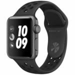 アップル(Apple)　MTF12J／A　Apple　Watch　Nike＋　Series　3（GPSモデル）-　38mmスペースグレイアルミニウムケースとアンスラサイト／ブラックNikeスポーツバンド