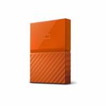 ウエスタンデジタル　WDBYFT0040BOR-JESN　ポータブルHDD　4TB［USB-A　3.0・Win］My　Passport　2018年発売モデル　オレンジ
