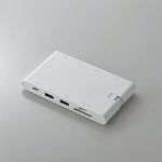 エレコム　USB　Type-C接続モバイルドッキングステーション　Power　Delivery対応　DST-C05WH　ホワイト