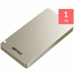 BUFFALO　SSD-PGM1.0U3-GC　外付けSSD　　1TB　金色