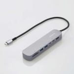 エレコム　DST-C20SV　USB　Type-Cデータポート／固定用台座付きドッキングステーション　DSTC20SV