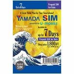 ヤマダSIM　データ通信用SIMプリペイド　7日間　StandardSIM　（English　version）