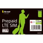 So-net　Prepaid　LTE　SIM　2.2GBプラン　標準SIM