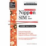 Nippon　SIM　for　Japan　標準版　180日30GB　日本国内用　ドコモ回線　プリペイドデータSIMカード