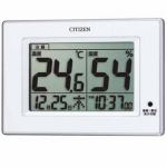リズム時計　8RD200-A03　ライフナビD200A　温度・湿度計付デジタル時計　ホワイト　掛置兼用タイプ