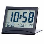 アデッソ　KH-01　目覚し時計　デジタル表示　電子音アラーム　デュアルタイム　スリムサイズ