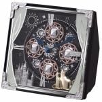 リズム時計　4RH784RH11　RHYTHM　スモールワールドコスモ　からくり時計　スワロフスキー・エレメント飾付