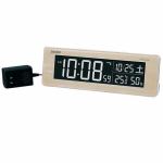 セイコークロック　DL210A　電波デジタル時計　シリーズC3　温・湿度表示　電子音アラーム　グラデーションモード搭載