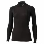 YONEX　STBF1513　高機能アンダーウェア　ハイネック長袖シャツ　Lサイズ（WOMEN）　フィットネスモデル　ブラック