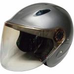 石野商会　ＭＡＸ－２０７Ｂ　セミジェットヘルメット　ＭＡＸｂｉｋｅｒｓ　５７ｃｍ～６０ｃｍ未満　チタン