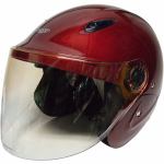 石野商会　ＭＡＸ－２０７Ｂ　セミジェットヘルメット　ＭＡＸｂｉｋｅｒｓ　５７ｃｍ～６０ｃｍ未満　キャンディレッド