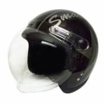 石野商会　SJ-308BST　スモールジェットヘルメット　SmallJhonJet　57～60cm未満　ブラック／ブラック