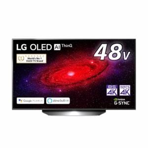 LGエレクトロニクス OLED48CXPJA BS・CS 4Kチューナー内蔵有機ELテレビ 4K対応 48V ブラック