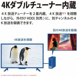 シャープ 4T-C42DJ1 BS／CS 4K内蔵液晶テレビ AQUOS 4K DJ1 