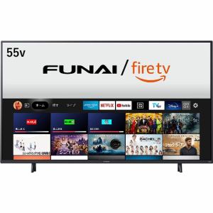 【イチ押し！】FUNAI FireTV FL-55UF340 Alexa対応リモコン付属 4K液晶テレビ 55V型