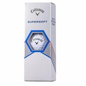 キャロウェイ CW3P23SSFT SUPERSOFT スーパーソフト ゴルフボール3球入り ホワイト