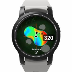 ゴルフゾーン ジャパン ゴルフバディ エイム W12（GOLFBUDDY aim W12） GPS距離計(ウォッチ)  ブラック (ベルト：ブラック、グレイ)