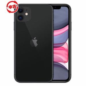 【中古】Apple iPhone11 128GB MWM02J/A SIMﾌﾘｰ ブラック