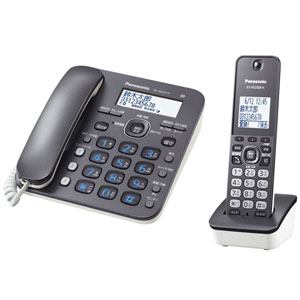 Panasonic　デジタルコードレス電話機「ル・ル・ル（RU・RU・RU）」子機1台　ダークメタリック　VE-GD32DL-H