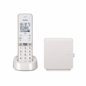 シャープ　JD-SF2CL-W　コードレス電話機　ホワイト系