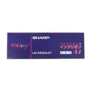 シャープ　UX-NR2A4T　普通紙FAX用インクフィルム　(30M×3本入り)