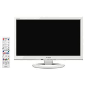 シャープ　AQUOS(アクオス)　19V型地上・BS・110度CSデジタル　ハイビジョンLED液晶テレビ　(ホワイト)　LC-19K30-W