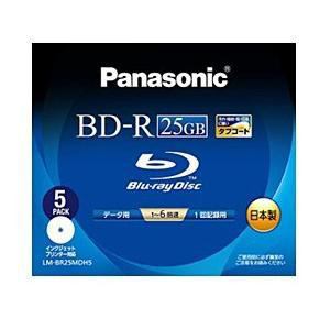 パナソニック LM-BR25MDH5 6倍速対応BD-R 5枚パック 25GB