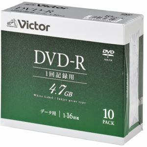Victor　DHR47JP10J5　パソコン用　16倍速　DVD-R　10枚パック　4.7GB