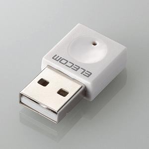 エレコム 300Mbps USB無線小型LANアダプタ ホワイト WDC-300SU2SWH