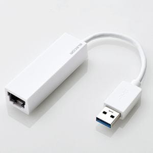 エレコム EDC-GUA3-W USB3.0 ギガビットLANアダプター ホワイト