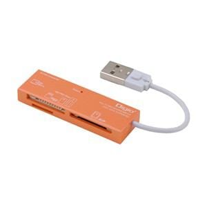 ナカバヤシ CRW-5M52NDD USB2.0マルチカードリーダー／ライター オレンジ