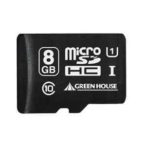 グリーンハウス　microSDHCカード　8GB　GH-SDMRHC8GU