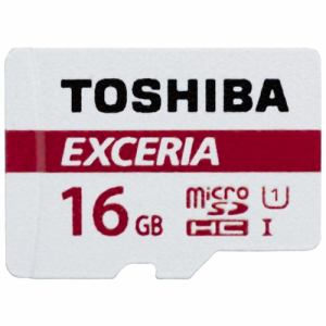 東芝　EXCERIA　UHS-I　microSDHCカード　16GB　MU-F016GX