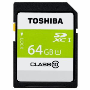 東芝 SDAR40N64G 高速SDXC UHS-Iメモリカード Class10対応 64GB