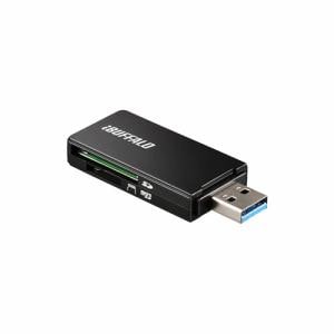 バッファロー BSCRY27U3BK USB3.0 SD／microSD専用カードリーダー ブラック