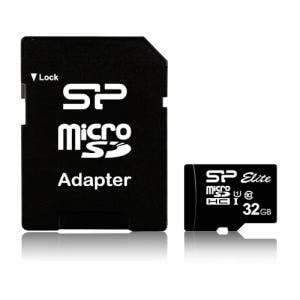 シリコンパワー　SP032GBSTHBU1V10TH　microSDHCカード　32GB　class10　UHS1